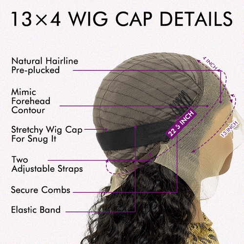 Real Show | Curly Wig |  Frontal/Closure Transparent Lace Glueless (14-32'')