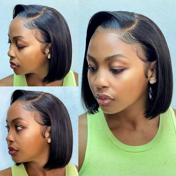 Wholesale Price | 8'' Frontal/Closure Straight Bob Wig