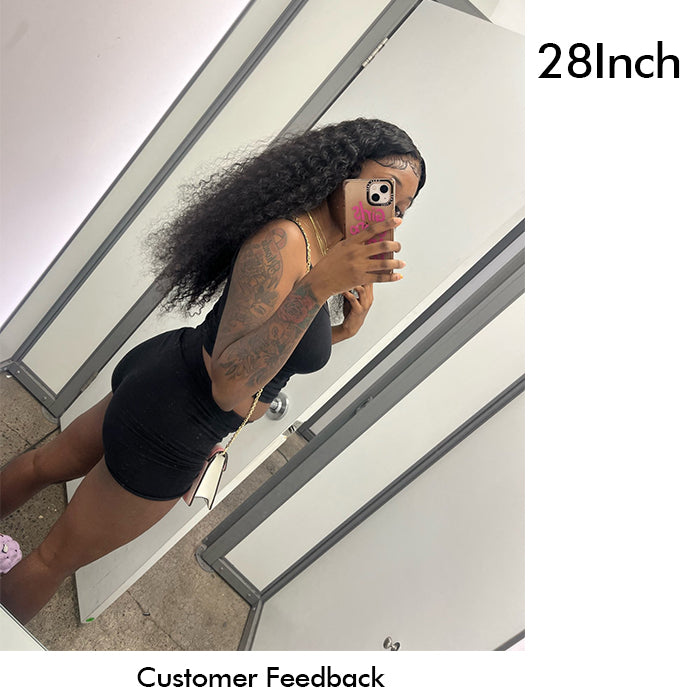 Real Show |4C Edge Hairline | Deep Wave Wig | Frontal/Closure Transparent Lace Or Glueless (14-32'')