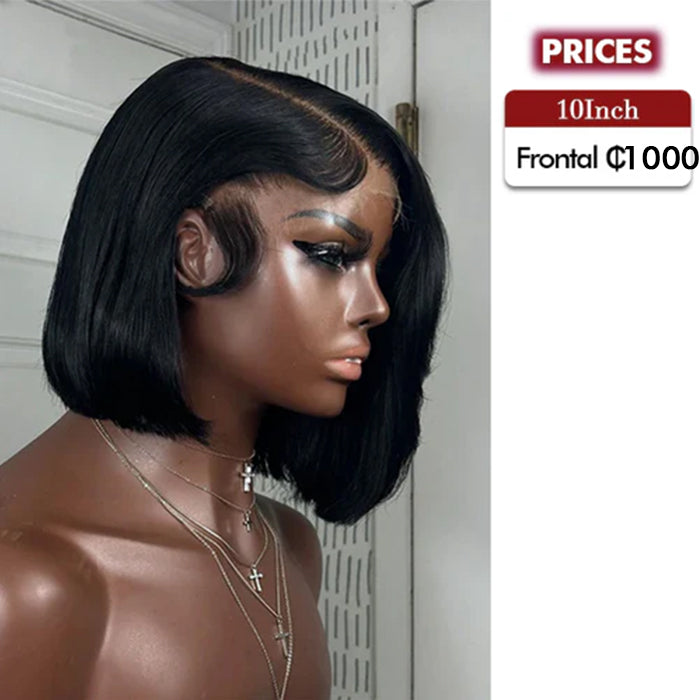 Real Show | Super Double Drawn Bob Wig | Frontal/Closure Lace Or Glueless (8-16'')