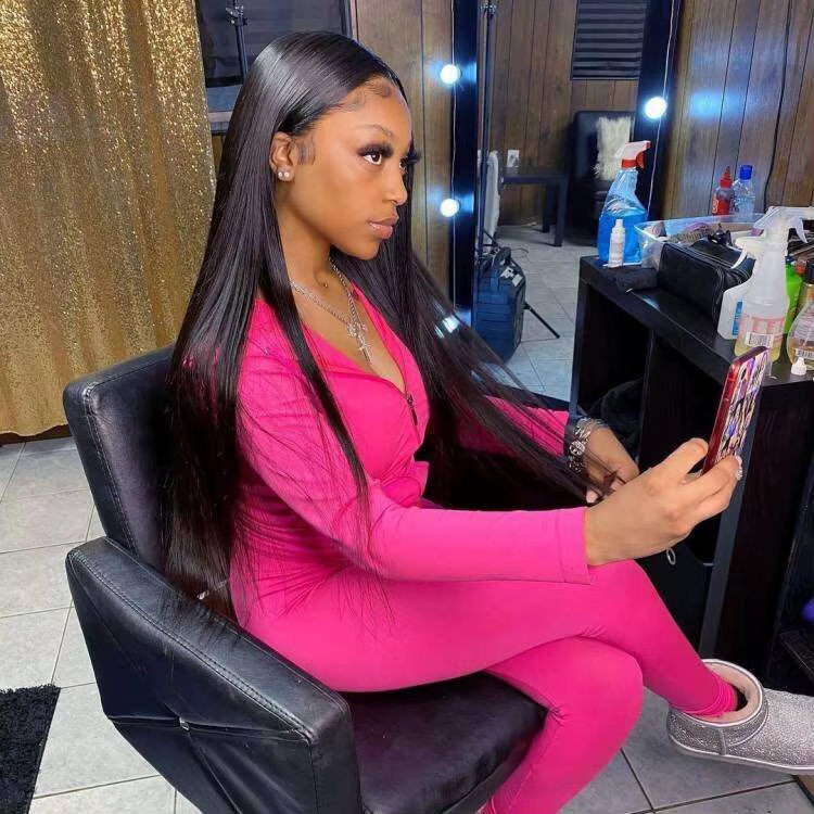 Wholesale Price | 24'' Straight Wig | Glueless Closure 5*5 Lace