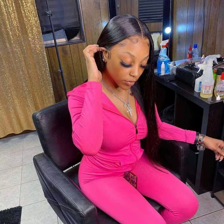 Wholesale Price | 24'' Straight Wig | Glueless Closure 5*5 Lace