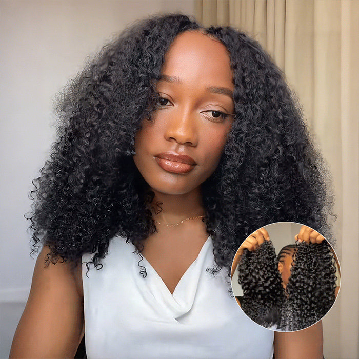 Customize-Jerry Curly Crochet Human Hair | Miracle Knots Friendly for Boho Braids