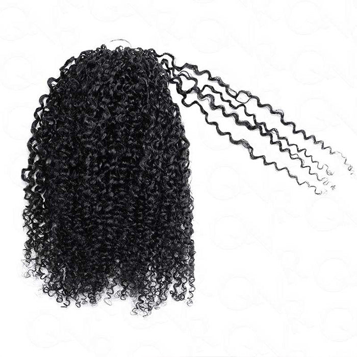 Customize-Curly Crochet Human Hair | Miracle Knots Friendly for Boho Braids