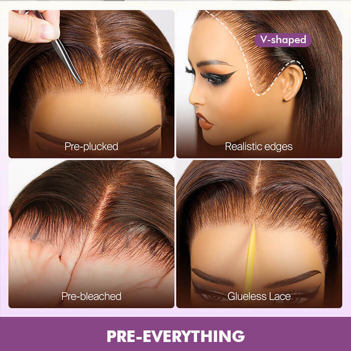 Real Review | Closure/Frontal Wig Brown Body Wave Wig(16''-24'')