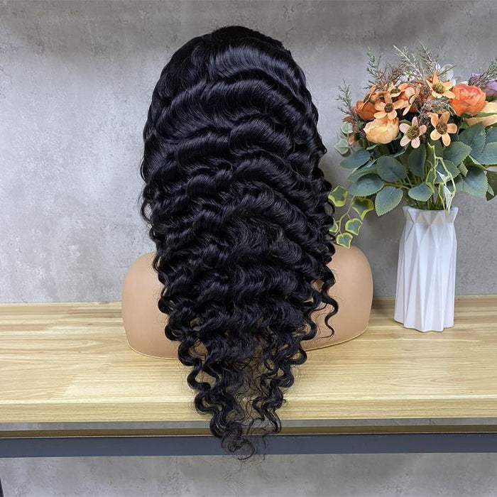 Real Show | Loose Deep Wig | Frontal/Closure Transparent Lace Glueless (16-32'')