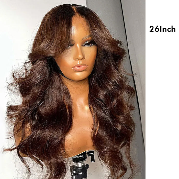 Real Show |#4 Body Wave Wig |  Frontal/Closure Glueless (14-32'')