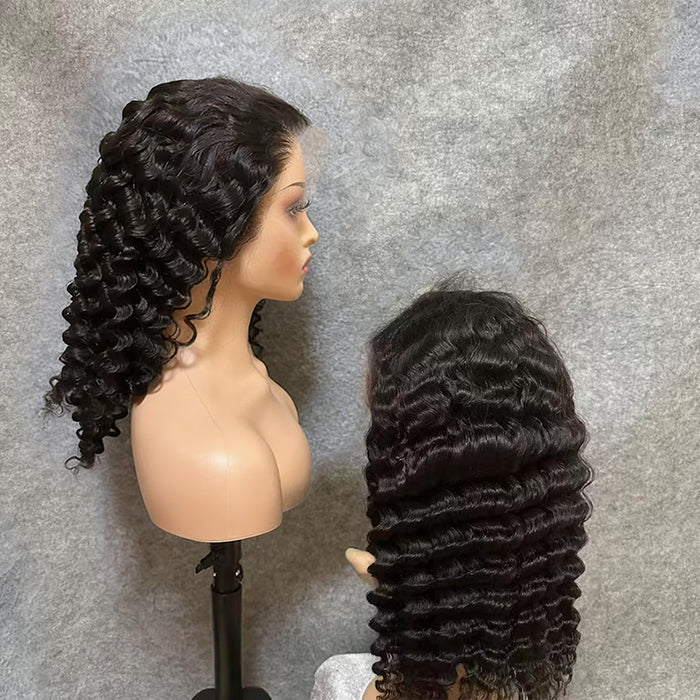 Real Show | Loose Deep Wig | Frontal/Closure Transparent Lace Glueless (16-32'')