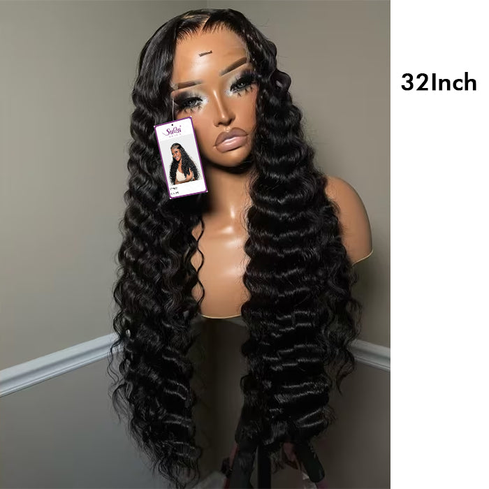 Real Show | Loose Deep Wig | Frontal/Closure Transparent Lace Glueless (16-32'')