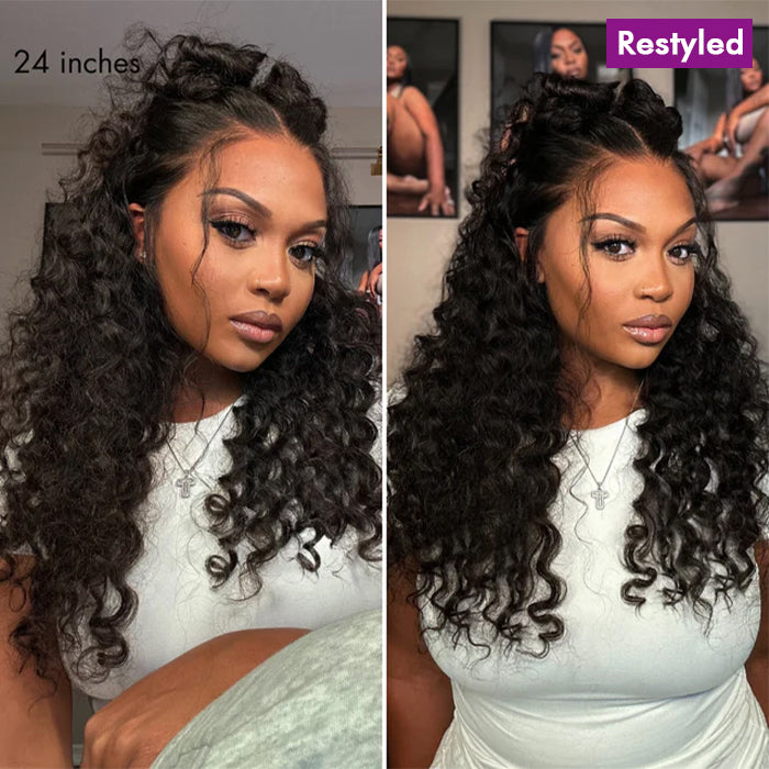 Real Show | Loose Deep Wig | Frontal/Closure Transparent Lace Glueless (16-32'')