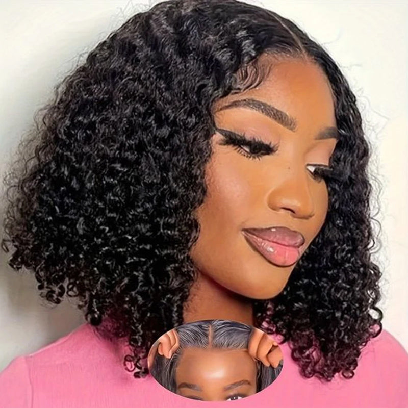 Glueless Frontal/Closure Wig | Curly Bob Wigs(8''-16'')