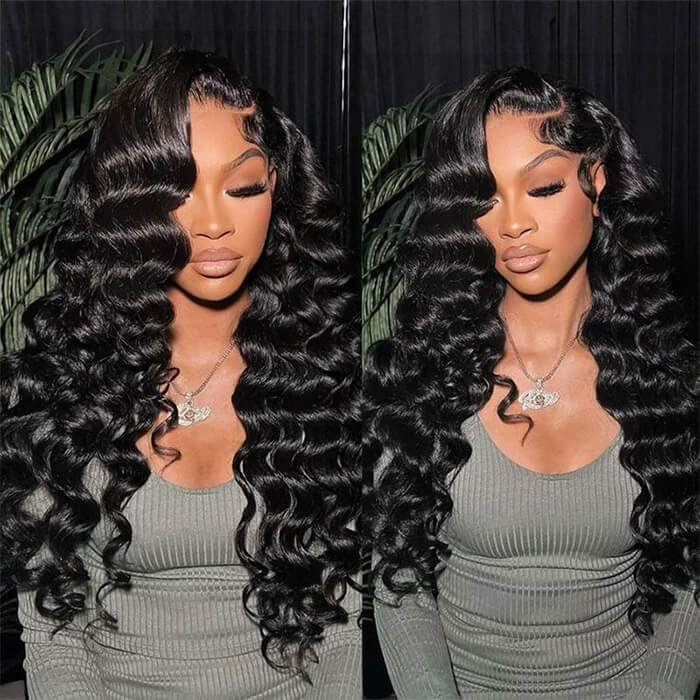 Real Show | Loose Wave Wig |  Frontal/Closure Transparent Lace Glueless (16-32'')