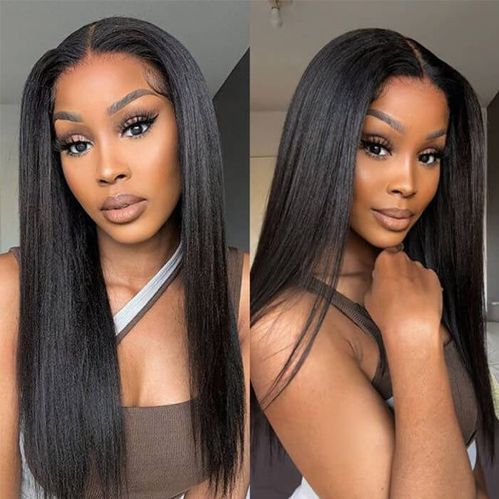 Straight 13x4 Lace Front Wigs Glueless 100% Human Hair Wig For Women