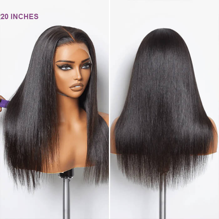 Straight 13x4 Lace Front Wigs Glueless 100% Human Hair Wig For Women