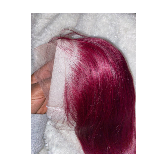 Real Show | Body Wave Wig | 99J Red Wig | Frontal/Closure HD Lace Glueless (16-32'')