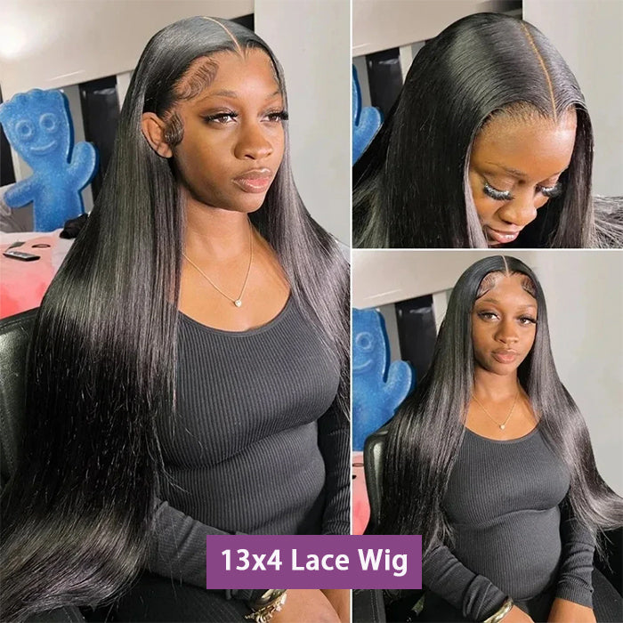 Buy 1 Get 1 Free | Straight Wig+Free Pixie Curly Wig | Frontal/ Closure Wig