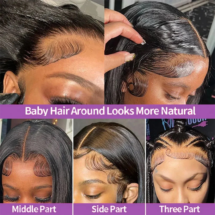 Buy 1 Get 1 Free | Straight Wig+Free Pixie Curly Wig | Frontal/ Closure Wig