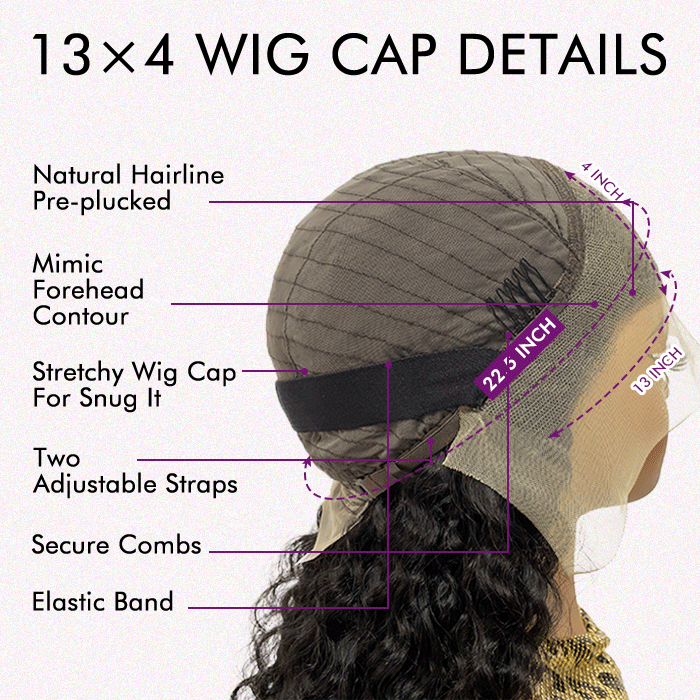 Real Show | Pixie Curly Wig | Frontal HD Lace Wig Lace (8'')