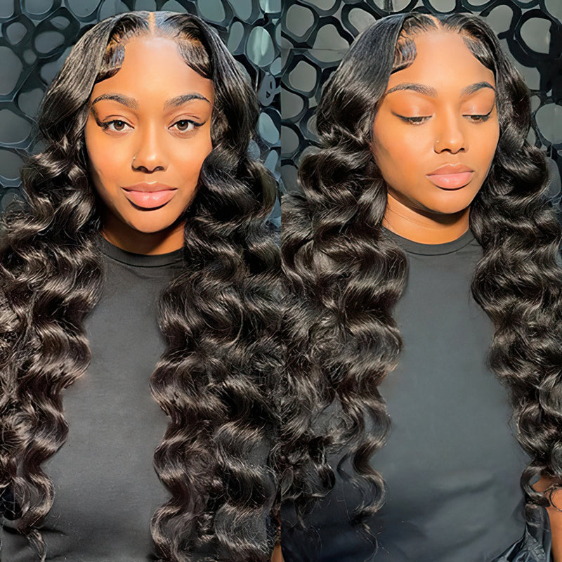 Loose Deep Wave Wig 2x6 5x5 Lace Closure Wig Transparent Lace Wigs For Women