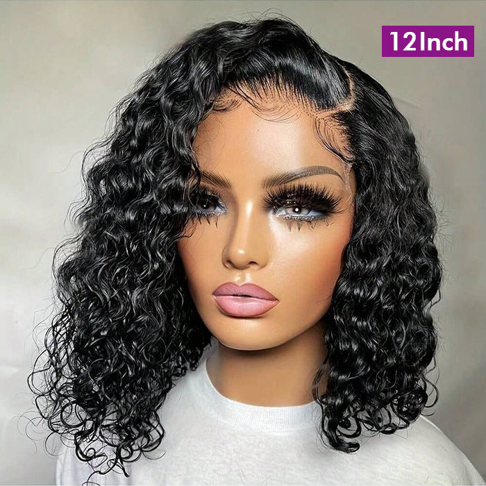 Glueless Frontal/Closure Wig | Water Wave Bob Wigs(8''-16'')