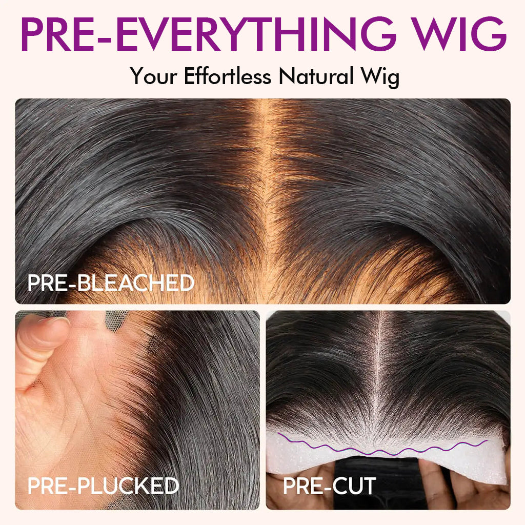Real Show | 14'' Ocean Wave Bouncy Bob Wig | Frontal/Closure  Transparent Lace Or Glueless