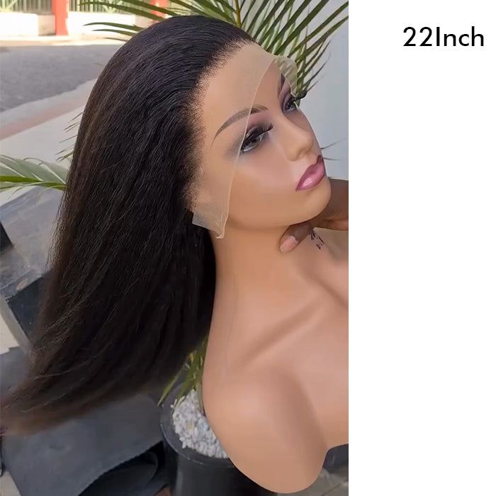 Real Show |Yaki Straight Wig | Frontal/Closure HD Lace Glueless (14-32'')