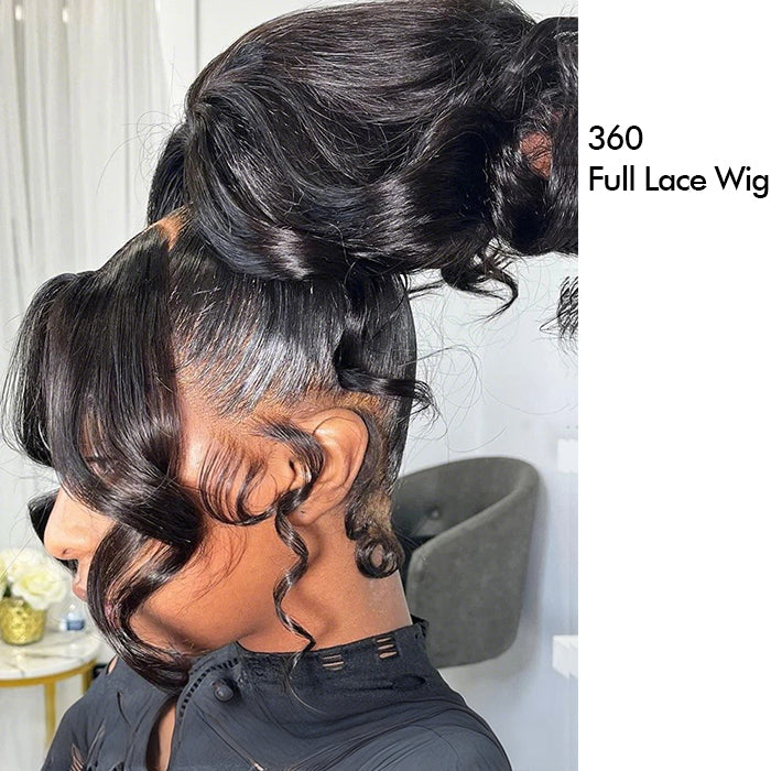 Real Show | Body Wave Wig | 360 Lace Full Frontal HD Lace  (12''-30'')