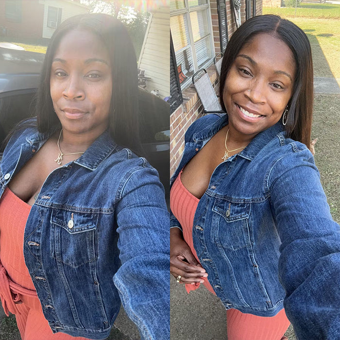 4x4/5x5/13x4 Transparent Lace Closure and Lace Frontal Wigs Straight Glueless Wigs Brazilian Human Hair