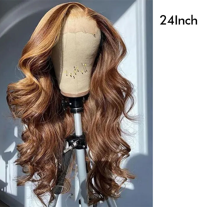 Real Show | Body Wave Wig | P4/27 Highlight Color | Frontal/Closure Glueless (16-32'')