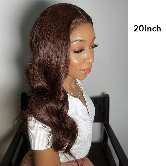 Real Review | Closure/Frontal Wig Brown Body Wave Wig(16''-24'')