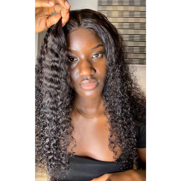 Real Show | Curly Wig |  Frontal/Closure Transparent Lace Glueless (14-32'')