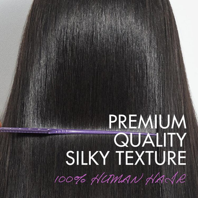 Glueless 4x4 Closure Wig | 8''Straight Bob Wig | 100% Human Hair