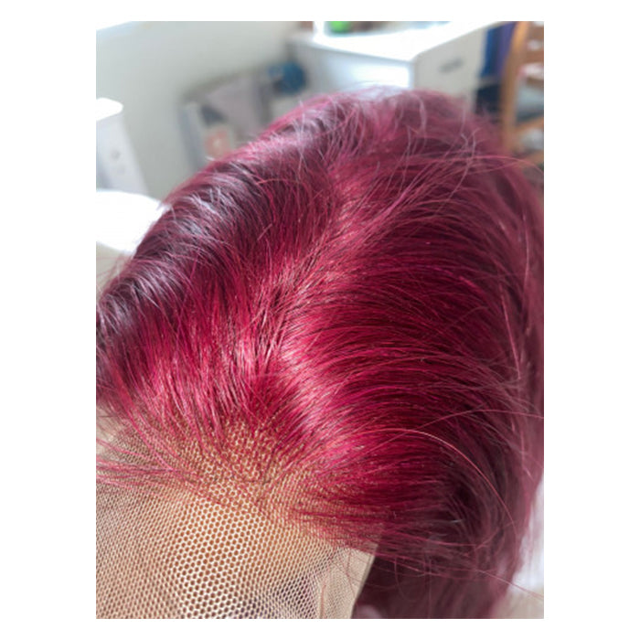 Real Show | Body Wave Wig | 99J Red Wig | Frontal/Closure HD Lace Glueless (16-32'')