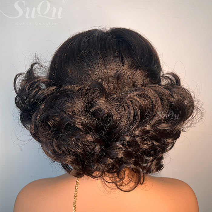 La Reine | Vietnam Raw Hair SDD Bob Wig | Frontal/Closure Lace Or Glueless(12'')