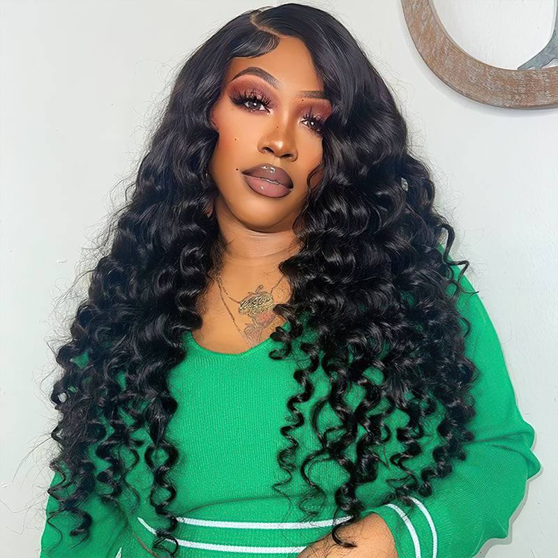 Buy 1 Get 1 Free |Loose Deep Wave Wig+Free Straight Bob Wig | Frontal/ Closure Wig