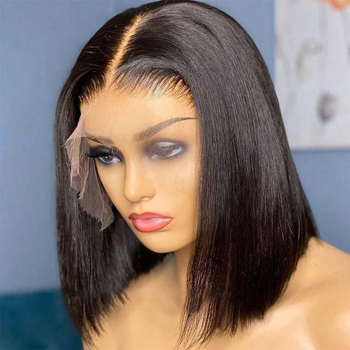 Real Review | Frontal 10'' Straight Bob Wig Or Glueless