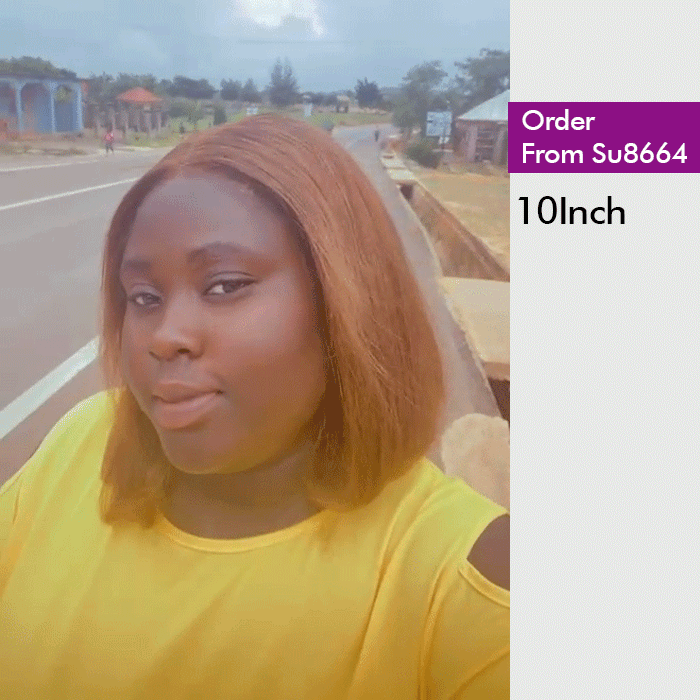 Real Review | Frontal/Closure #4 Brown Bob Wig Or Glueless (8-12'')