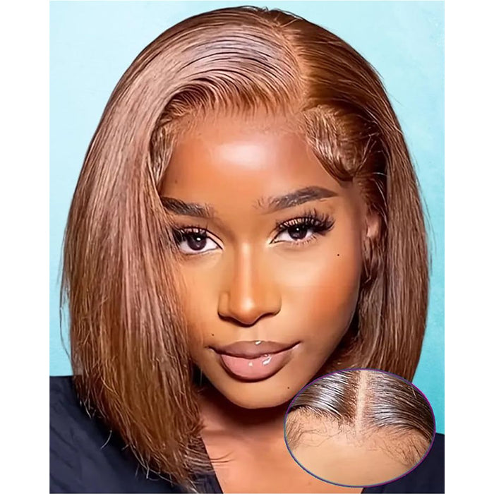 Wholesale Price | 10'' Closure Brown Bob Wig
