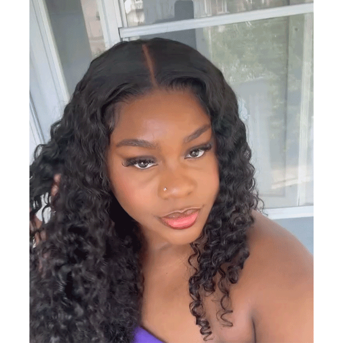 Real Review | Closure 20''Water Wave Wig Or Glueless