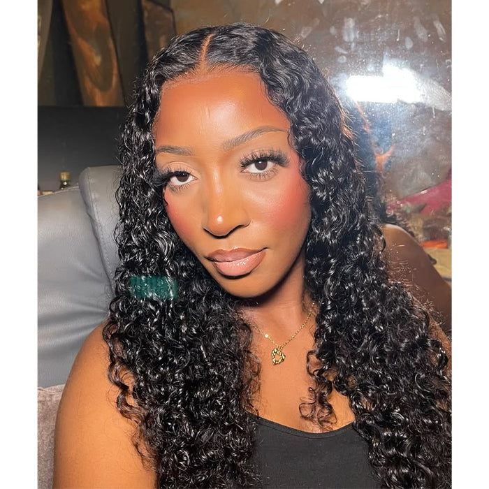 Real Show | Curly Wig |  Frontal/Closure Transparent Lace Glueless (14-32'')