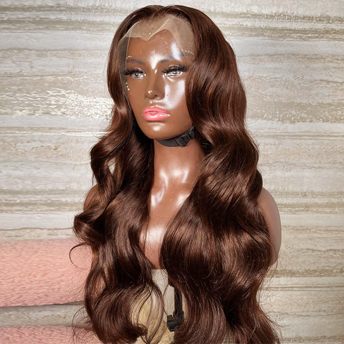Real Review | Closure/Frontal Wig Brown Body Wave Wig(16''-24'')