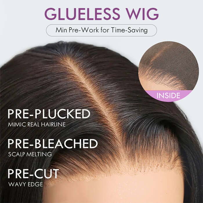 [18''=₵999] Pre-everything Glueless Loose Wave Wig Closure/ Frontal Pre Cut Lace Wig