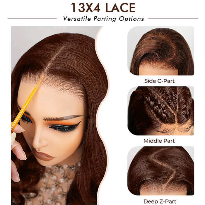 Real Review | Closure/Frontal Wig Brown Body Wave Wig(16''-24'')