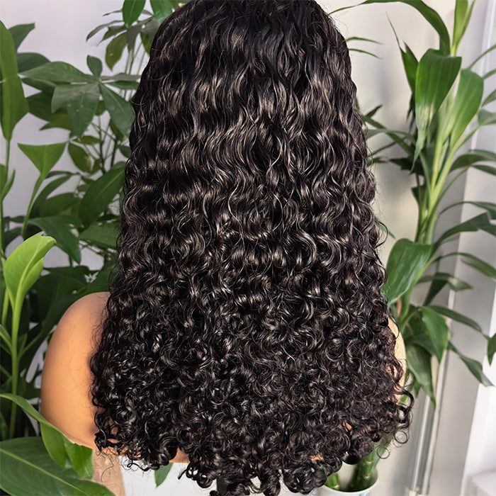 Real Review | Pre-cut Lace Frontal 22''Curly Wig Or Glueless