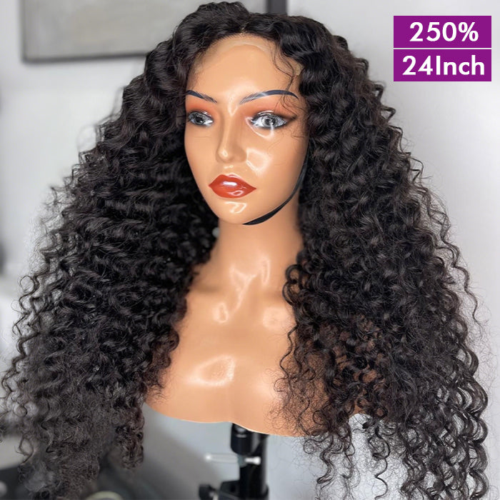 Custom High Density | Deep Wave Lace Wig | Closure/Frontal