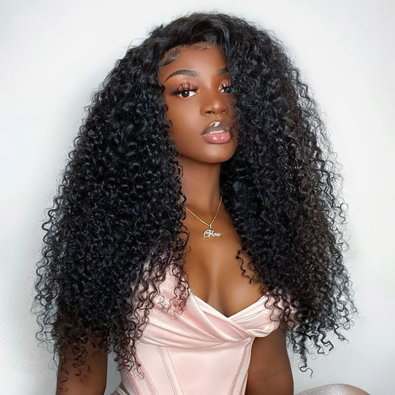 Suqu Hair Brazilian Curly Wig Human Hair Glueless Wigs for Women 2x6 5x5 Lace Closure Wig