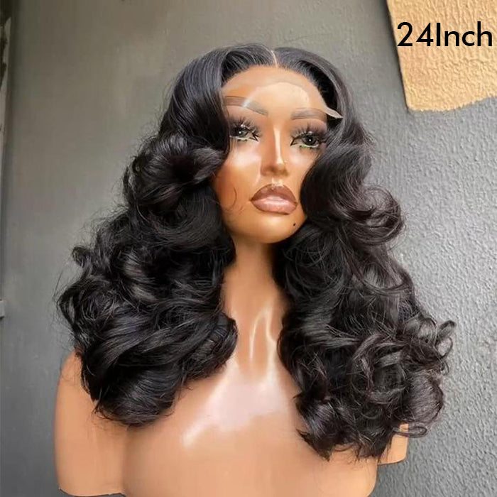 Real Show | Bouncy Wavy Egg Curl Wig | Frontal/Closure HD Lace Or Glueless (14-32'')