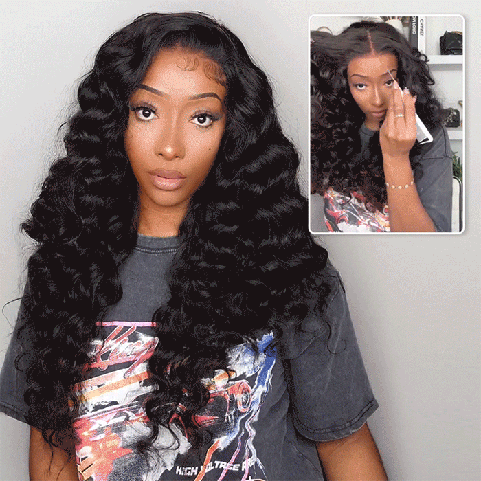 Pull Go Pre-Everything Bouncy Egg Curls Glueless Drawstring Wig