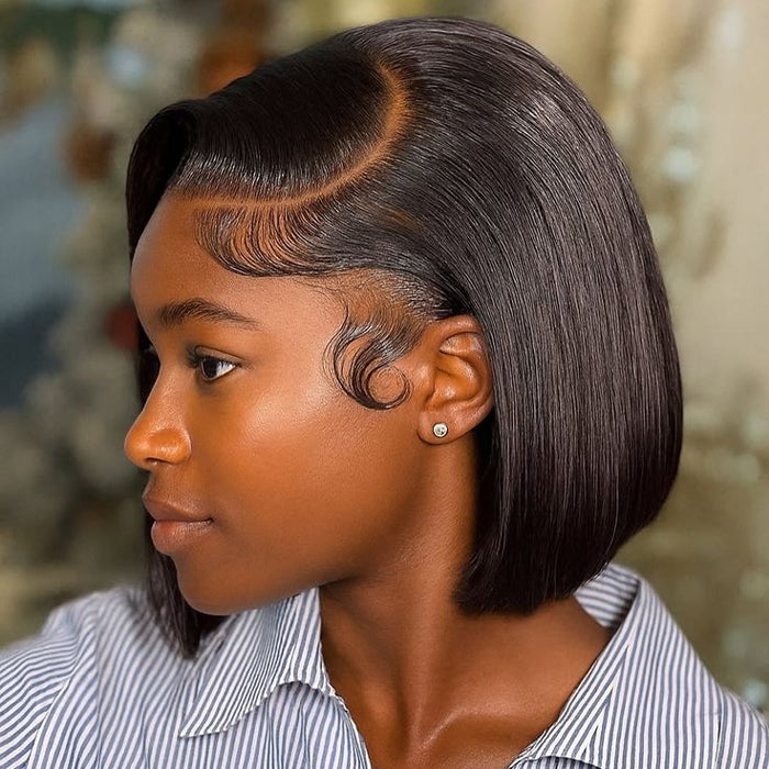Wholesale Price | 8'' Frontal/Closure Straight Bob Wig