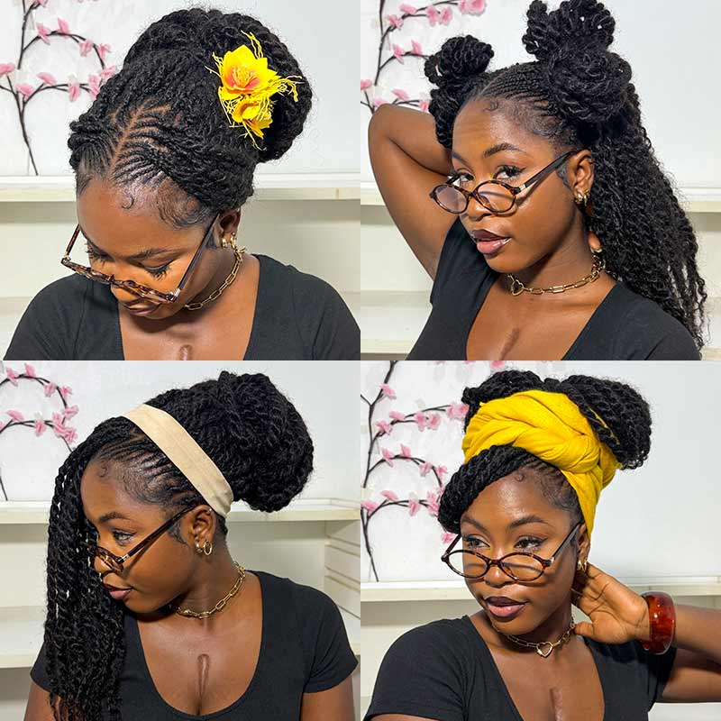 Afro Kinky Bulk Hair Extensions For Braiding Dreadlock Human Hair